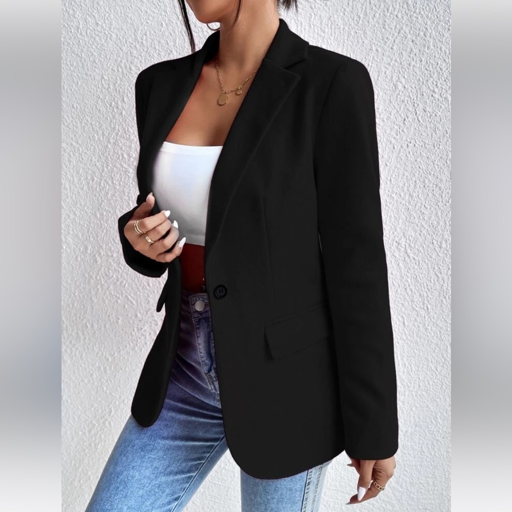 Sergio Hudson x Target 🎯 fitted Black Ladies Blazer - Picture 4 of 7